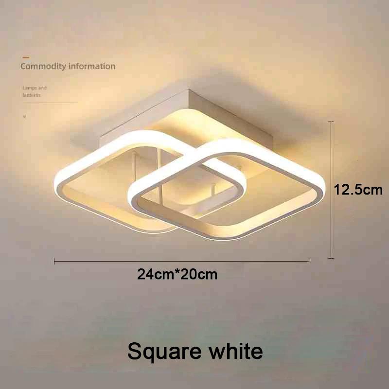 Modern LED Aisle Ceiling Lights Nodic Home Lighting Led Surface Mounted for Bedroom Living Room Corridor Light 3-color Lighting