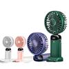 N15 Portable Handheld Fan with Digital Display, Foldable Neck-Hanging Design, Long-Lasting Battery, Includes Aroma Diffuser Lanyard