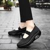 1 Summer new casual fly-woven mesh thick sole, light, comfortable and breathable large-size single shoes No. 2