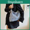 Stylish Vintage Summer 2024 Large Capacity Tote Bag Versatile Crossbody Bag In Brown Green Blue Yellow
