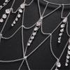 Tassels Headdress for Women Crystal Bohemian Tiaras Wedding Party Accessories Flapper Flapper Roleplaying Hair Jewelry