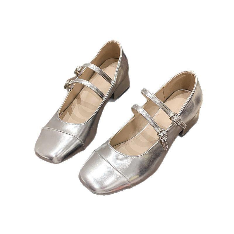 Women Pumps Spring Autumn Fashion Quality Women Shoes Low Heel Square Square Toe Comfortable Sexy Heels Women Zapatos De Mujer