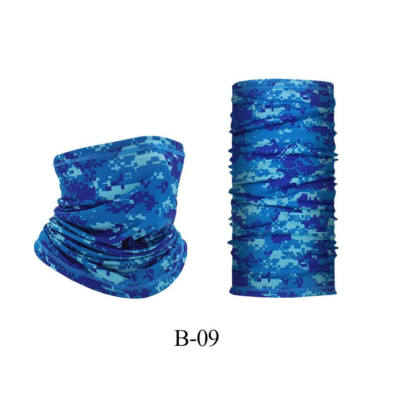 Proteção UV Cobertura Facial de Seda Gelo Tubo de Pescoço Bandana Lenço para Esportes ao Ar Livre Respirável Lenço para Caminhada Polaina de Pescoço Bandana