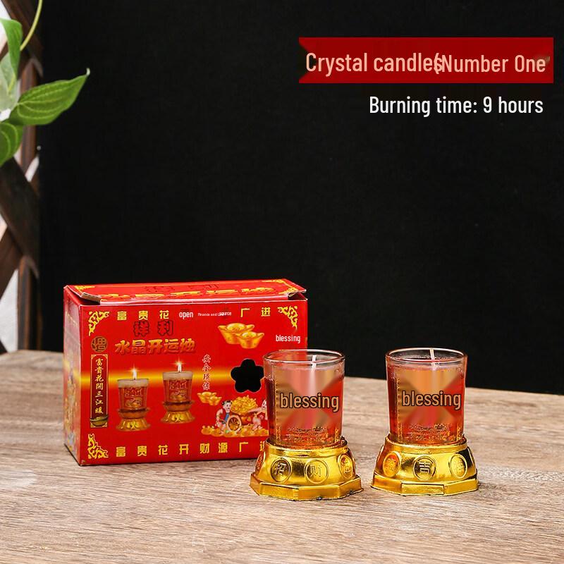 LIEI Smokeless Crystal Candle