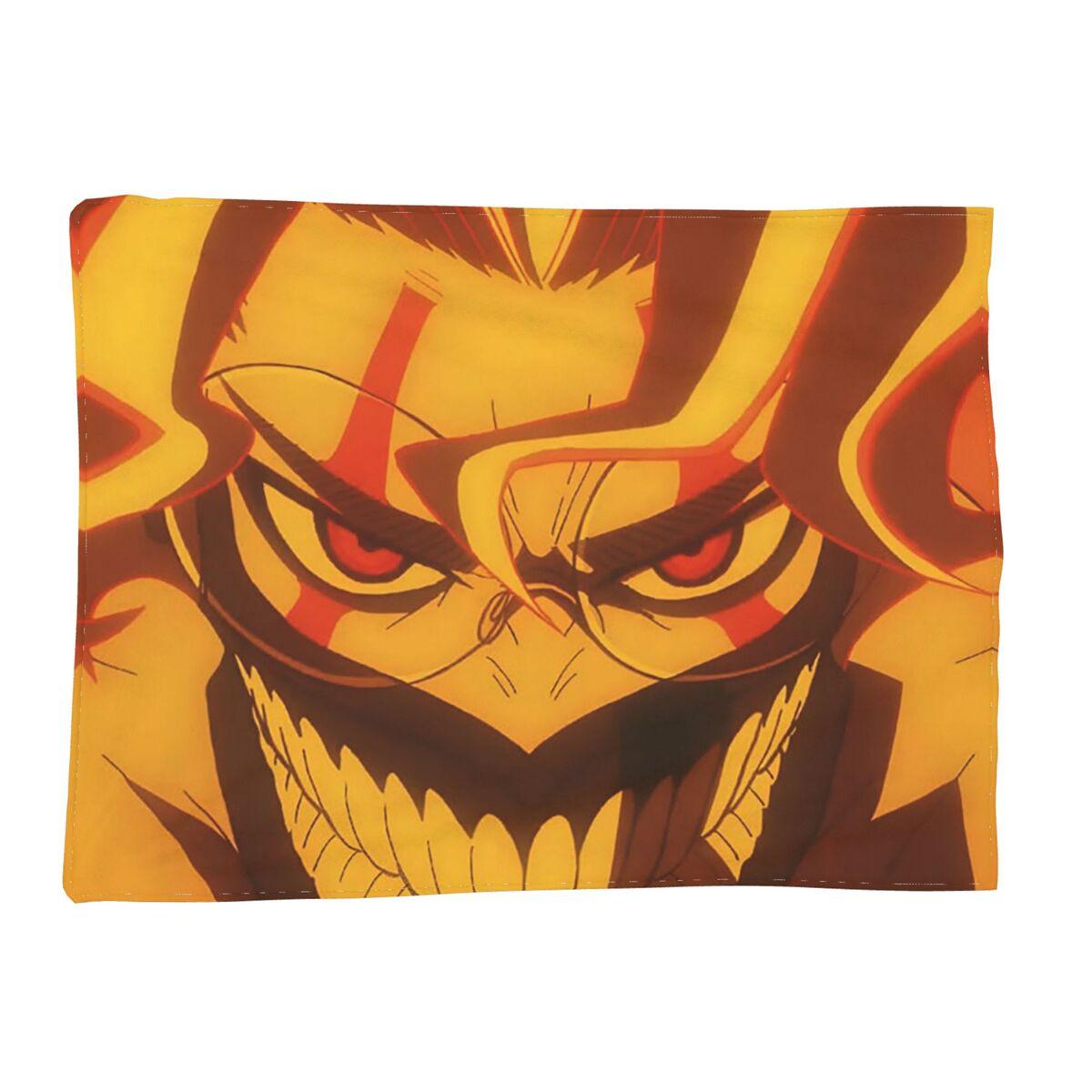 

Dandadan Anime Eyes W Kaji Manga Blankets Soft Warm Flannel Throw Blanket Plush for Bed Living room Picnic Travel Home Sofa 80x120cm