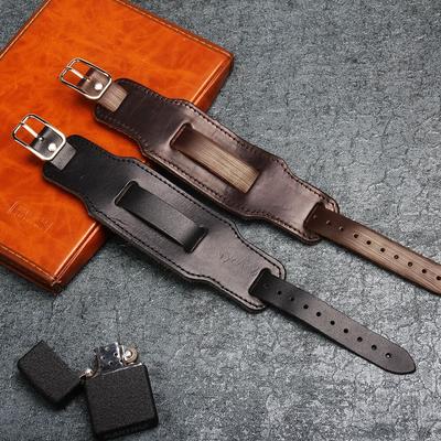 Läder Kohud Armband Punk Armband Hög kvalitet Watchband Watch