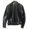 HARLEY DAVIDSON 90s Old leather Double riders jacket XXL black Big Size Men's Used