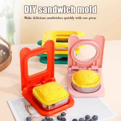 Sandwich Cutter And Sealer Pocket Sandwiches Maker Uncrustables Cutter Stainless Steel Blade Safe Design