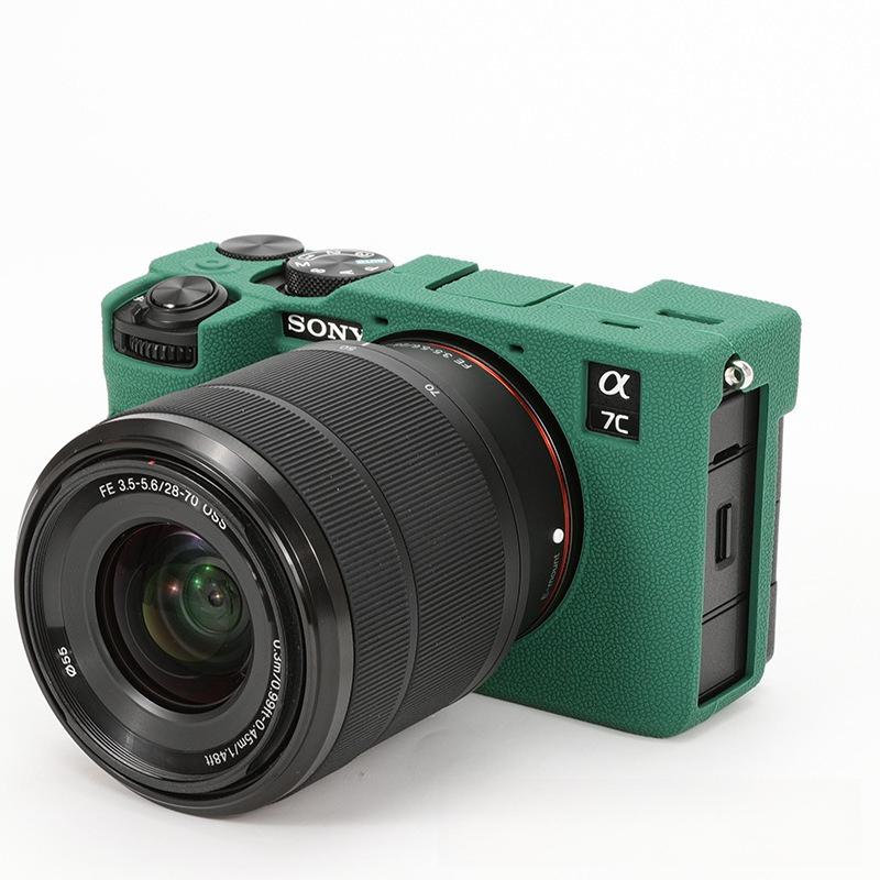 Silicone Cases for Sony A7CR and A7CII, Camera Bags for A7CR Mirrorless Cameras, Anti-Fall Protective Cases for A7CII Cameras