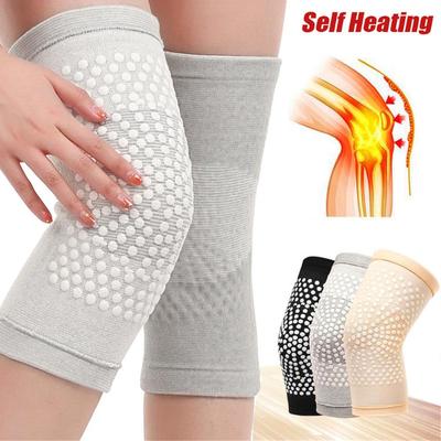 1Pair Self Heating Support Knee Pad Knee Brace Warm for Arthritis Joint Pain Relief Injury Recovery Belt Knee Massager Leg Warmer