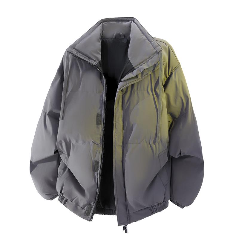 

Couple s Trendy Thickened Cotton Jacket - Warm Stand Collar, Casual Plus Size Fashion Coat for Men 3XL