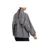 Adidas Solid Color Logo Print Casual Jacket Women Jackets Grey IA5248