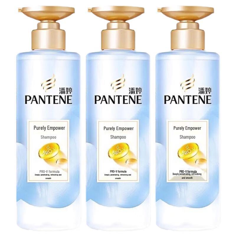 Pantene PRO-V Purifying & Energizing Scalp Shampoo 3-Bottle Gift Set