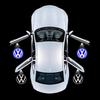 2026 Hot For VOLKSWAGEN VW 2Pcs Volkswagen Emblem Projector Lights Car Door Welcome Lamp For VW GTI Polo Golf Passat Tiguan Arte