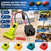 Li-ion Power Tooks Adapter for Makita / DeWalt / Milwaukee / Ryobi Li-ion Battery