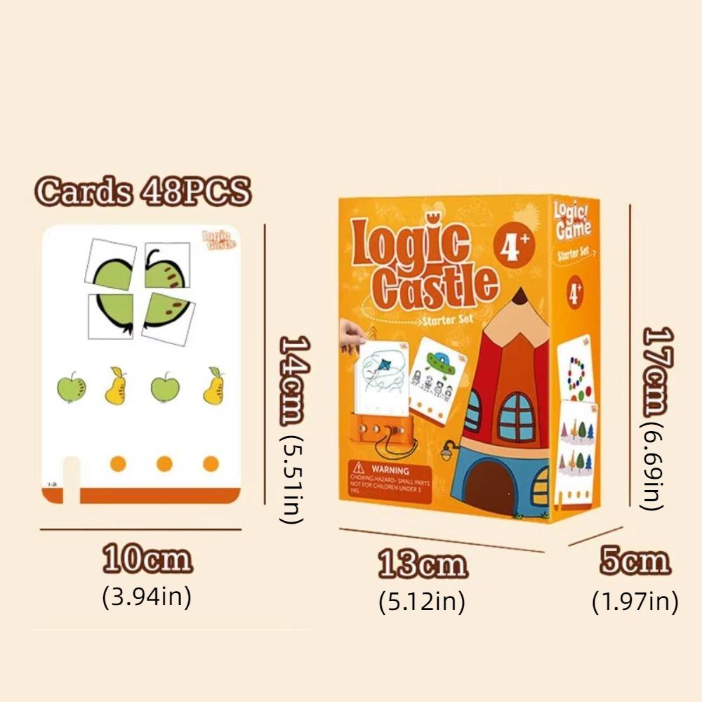 Early Educational Logic Key Thinking Training Matching Game Key Thinking Puzzle Toy  Kids