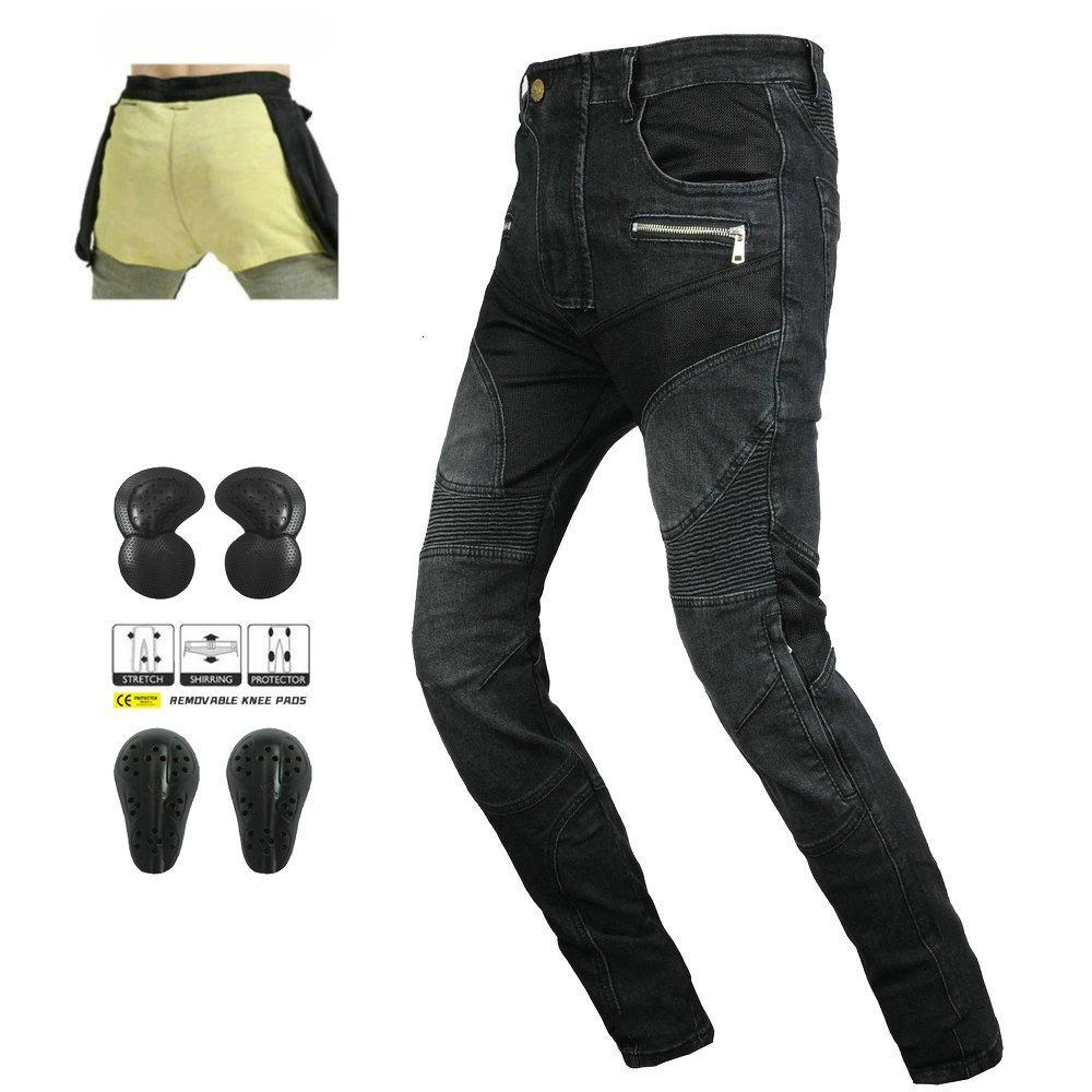 New product summer motorcycle riding jeans men, locomotive riding, Kevlar anti-drop pants, upgraded protective gear