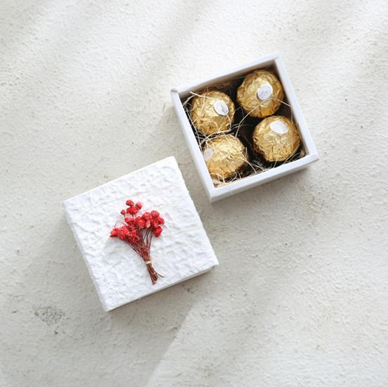 Forest Style Wedding Candy & Cookie Gift Box with Lid