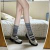 New Thick-soled Heightening J Mary Jane Leather Women's Shoes Color Hollow Single Shoes College Style Small Leather Shoes Women