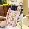 Cute Lanyard Phone Case For ZTE Blade V50 Vita Back Cover Durable Kickstand Fashion Design Waterproof Wristband Ring
