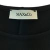 MAX&CO 7 Minutes Sleeve One Piece Black Women Used