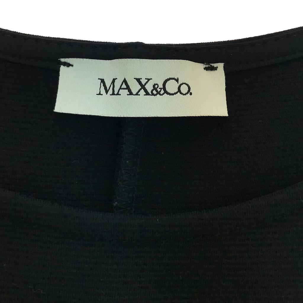 MAX&CO 7 Minutes Sleeve One Piece Black Women Used