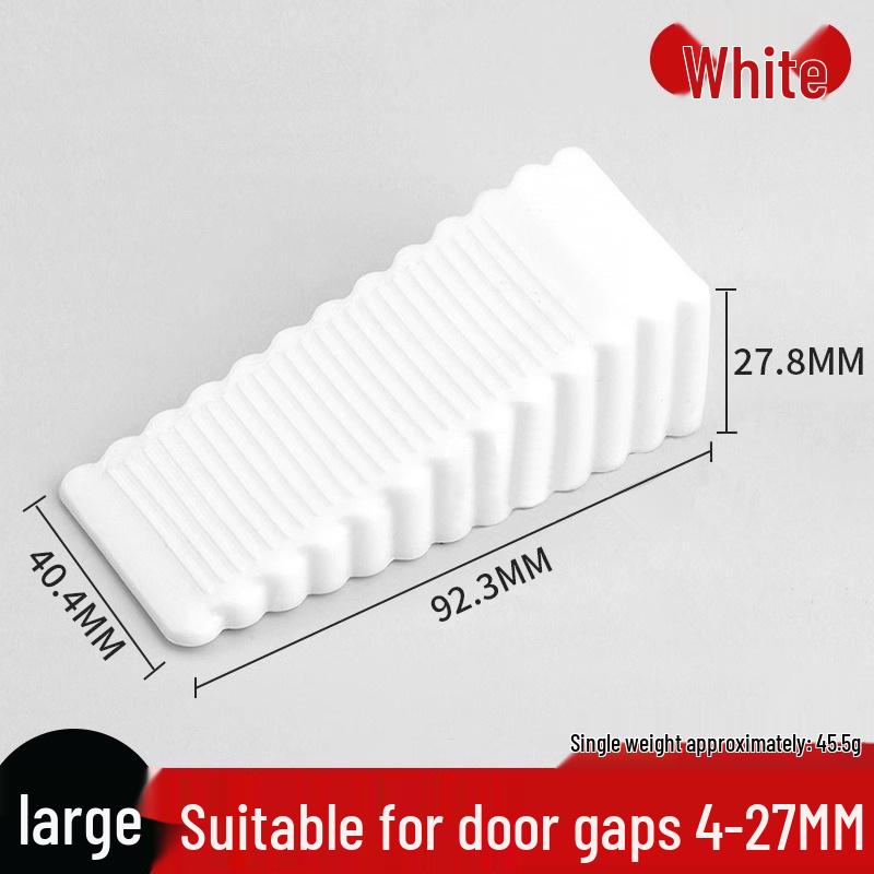 Windproof, Punch-Free Anti-Collision Door Stopper - Rubber Safety Stop for Home Doors