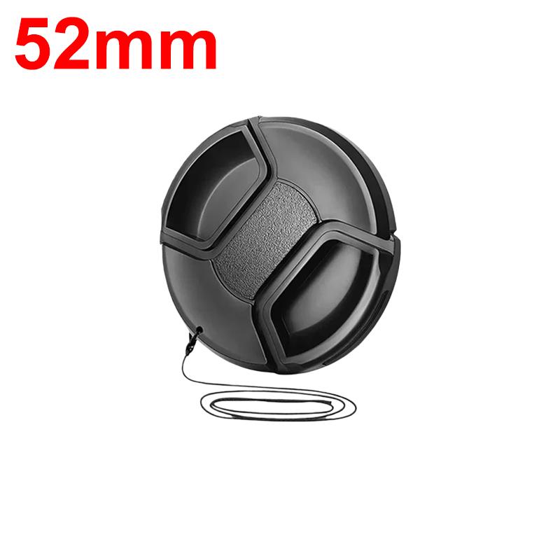 49/52/58/62/67mm Camera Lens Hoods with Protective Lens Cap for Canon Nikon Sony Universal DSLR Cameras Sunshade Lens Hood