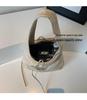 Koreanische, stylische Handtasche mit großem Fassungsvermögen und Schleifenverschluss – trendiges Design für Damen