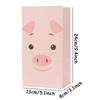 12pcs Farm Animal Cow Sheep Pig Gift Bag Children's Birthday Anniversary Paper Bags With Sticker Candy Biscuit Bag Party Supply