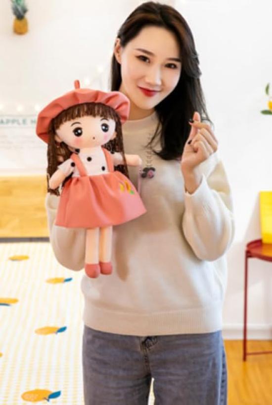 Cute Plush Girl Doll, Cartoon Toy, 45cm, Pretend Play, Princess Toy, Children's Day, Christmas, Birthday Gift, Elementary School Student, Girlfriend,