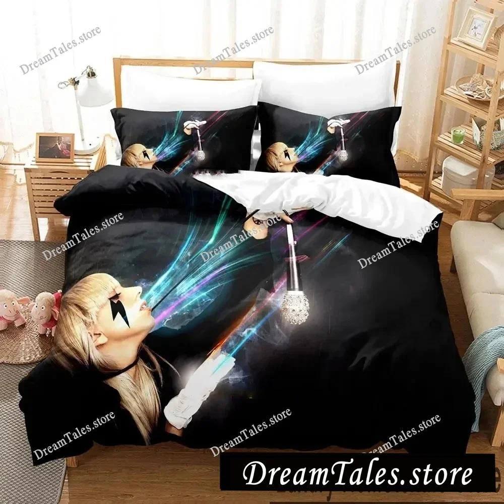 Singer Lady Gaga Sheets Quilt Covers Bedding Dormitory Sheets Bedding Set Soft Warm Bedding Set Luxury Gift Home Textileextile