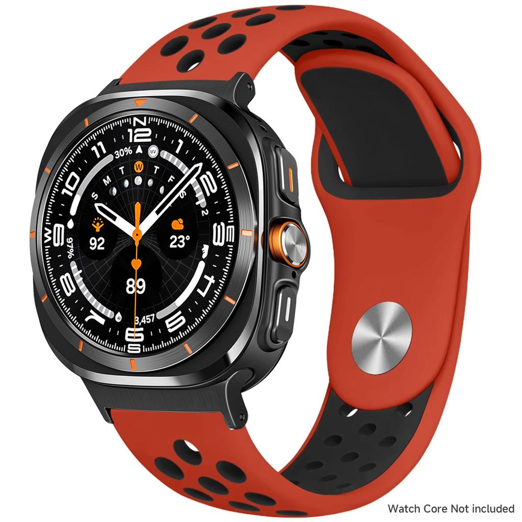 Silicone Strap For Samsung Galaxy Watch 8 40mm 44mm 8 Classic 46mm Sports Breathable Bracelet For Galaxy Ultra 2025 47MM Band