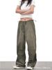 Damen Militärgrüne Weitbeinige Fallschirm-Cargo-Hosen - 2025 Sommer Extra-Lang
