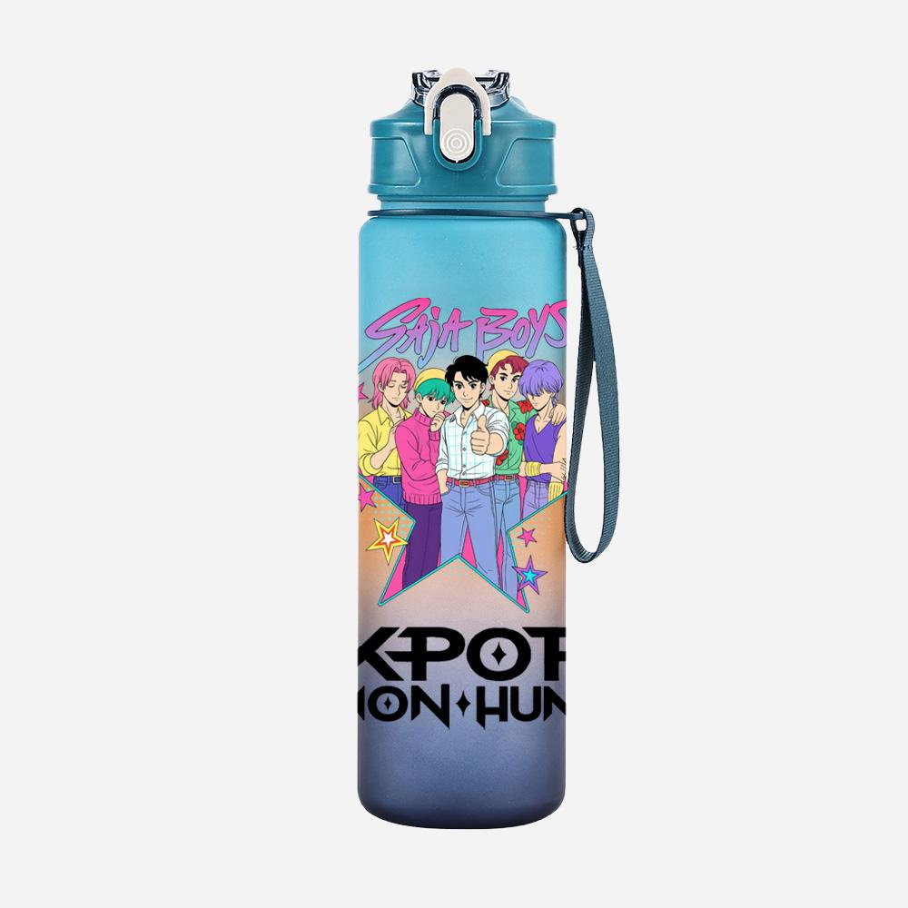 Anime Demon Hunters Printed Character Water Cup Demon Hunters Outdoor Portable Drinking Bottle for Boy Girl Gift