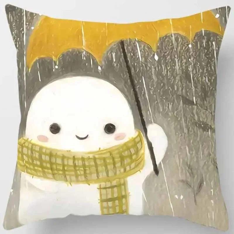 Fairy Tale World Cartoon Pillowcase Car Ornaments Office Living Room Sofa Home Pillowcase