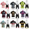 Cartoon Print Cycling Jersey Set Short Sleeve Breathable Quick Dry Bike Apparel Men Women Ride