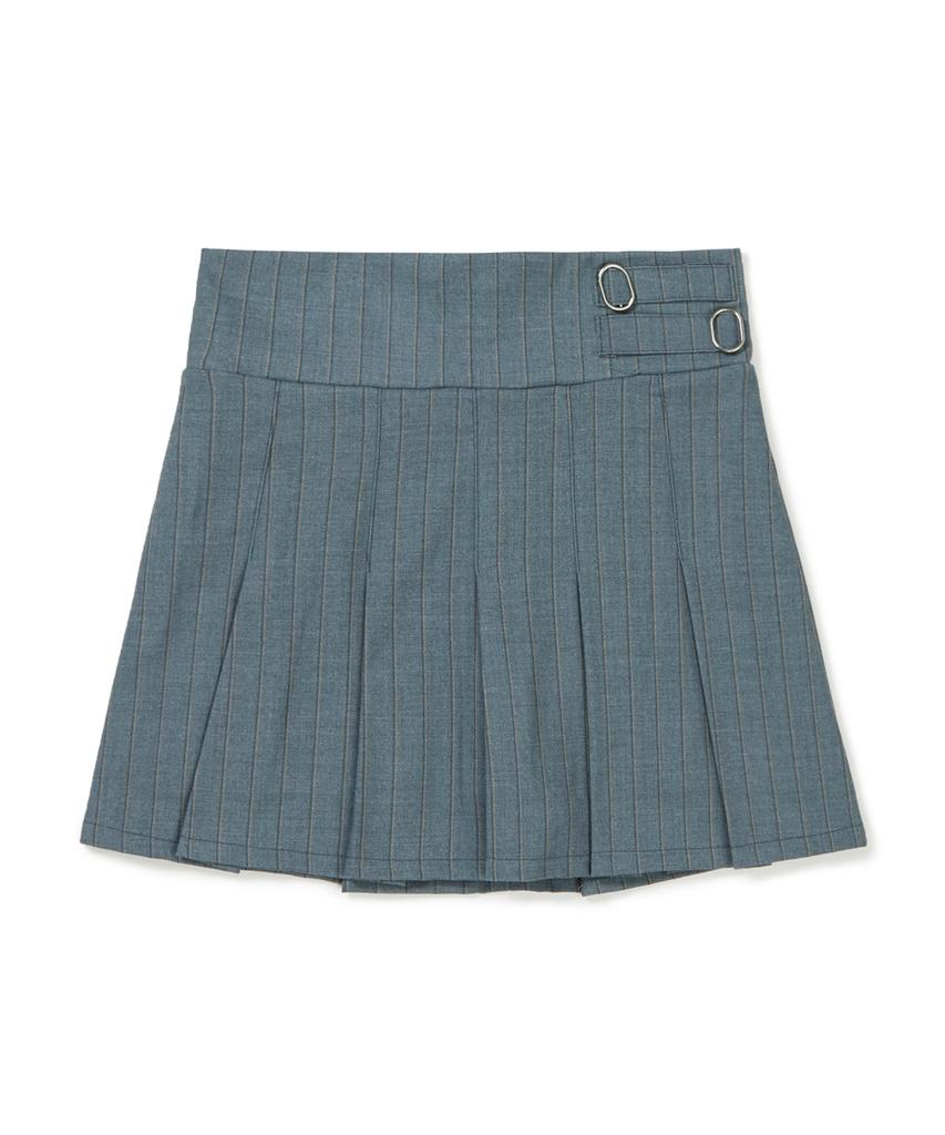 ZEROPLANET Clara Pleated Mini Skirt [Blue]