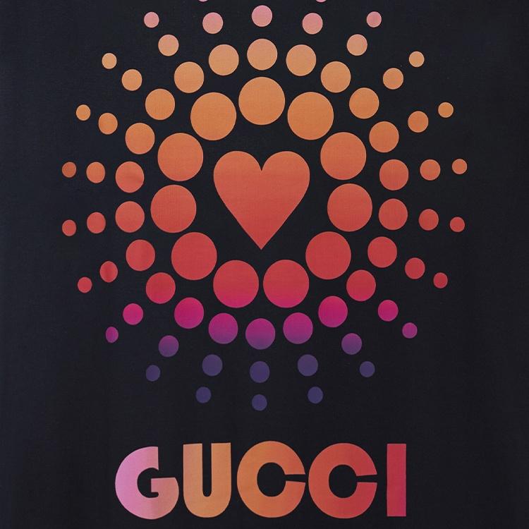 Gucci Love Parade Cotton T-Shirt 'Black' Men's 548334-XJEMZ-1082
