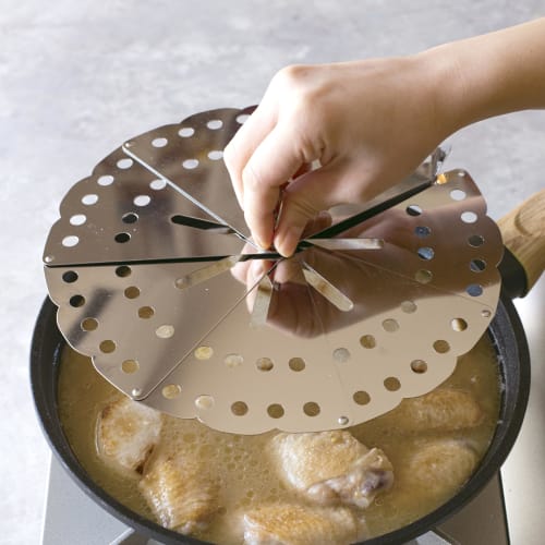 Kai KAI Free-Fit Drop Lid, 16-24cm, Dishwasher Safe, KAI KITCHEN, Made In Japan, DH8071