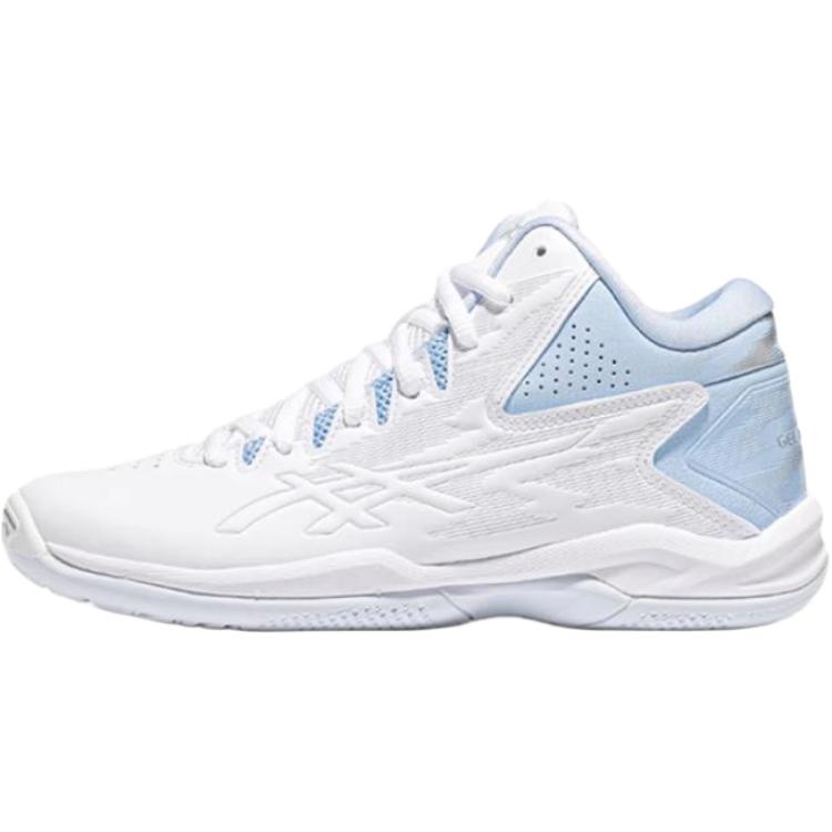 New Asics Gel Improve 2 Anti Slip Wear Resistant Low Top Children's Basketball Shoes White Blue Kids' 1064A013-103