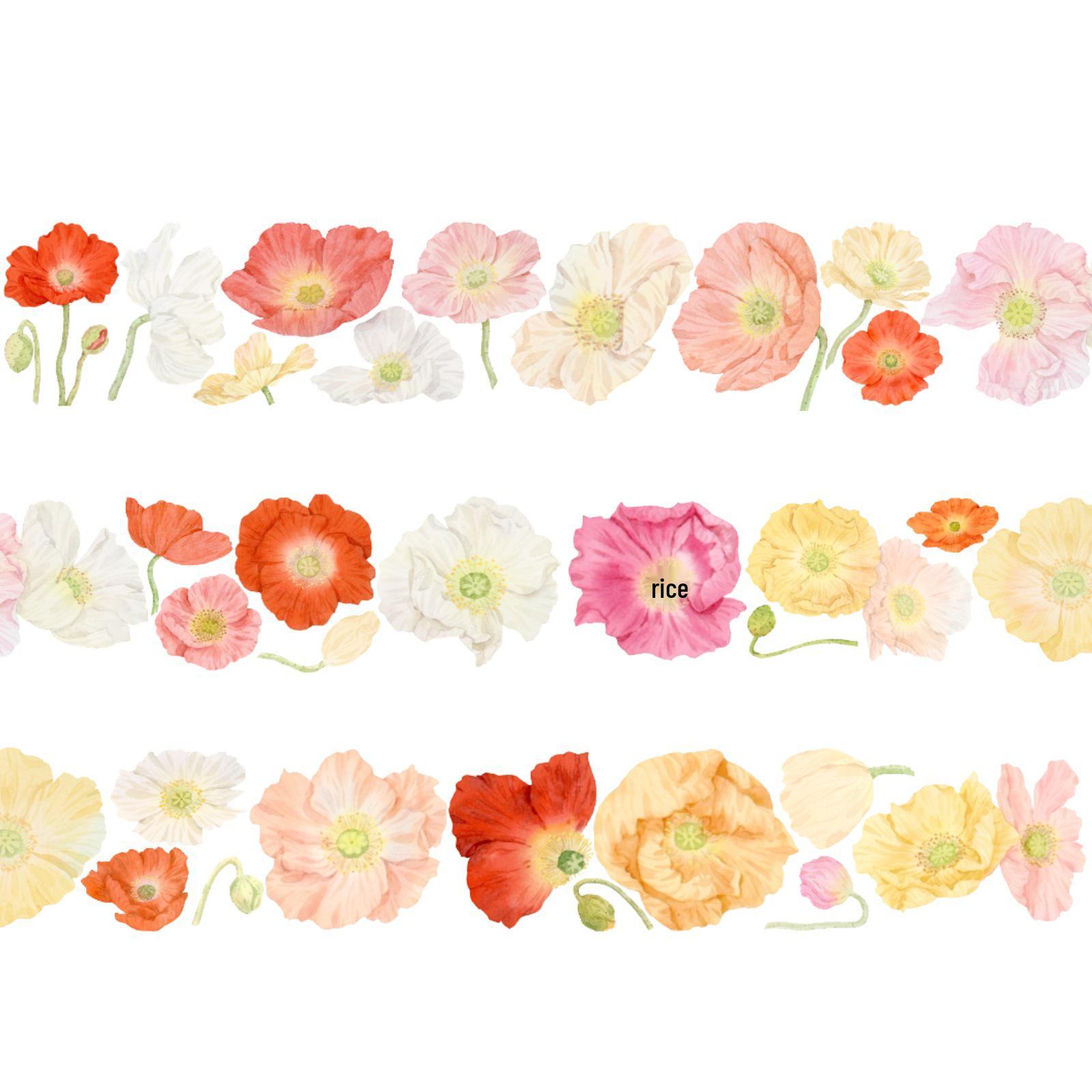 Retro Artistic Washi Tape Vol. 5 - Playful Stationery for Journal Decoration