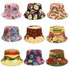 Klassischer Food-Print Panama für Damen Herren Sommer Reise Strand Outdoor Sonnenschutz Fischerhut Damen Lässig Dekorieren Fischerhut