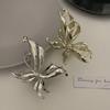 1pc Stylish Y2K Butterfly Hair Clip, Small Retro Half-up Hairpin, High-quality Women's Metal Shark Clip for the Back of the Head