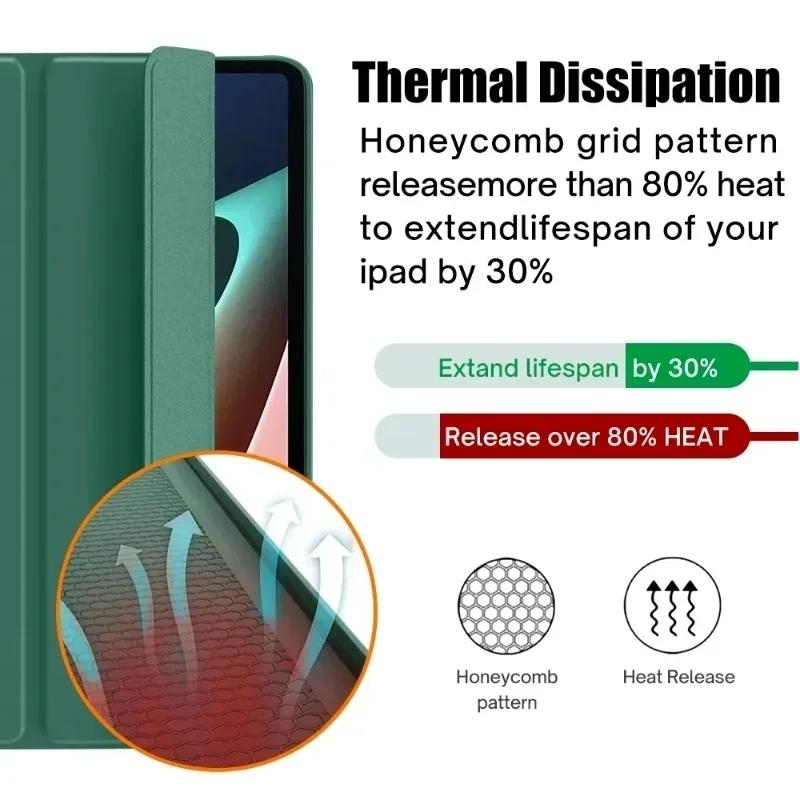 For Redmi Pad 2 Case Auto Wake Up & Sleep Silicone Cover Support Charging For Coque Xiaomi Redmi Pad 2 Case Cover 11 Inch