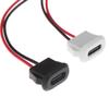 2Pin USB-C Type C Female Socket Charging Interface Waterproof USB Connector Direct Compression Female Base With Welding Wire