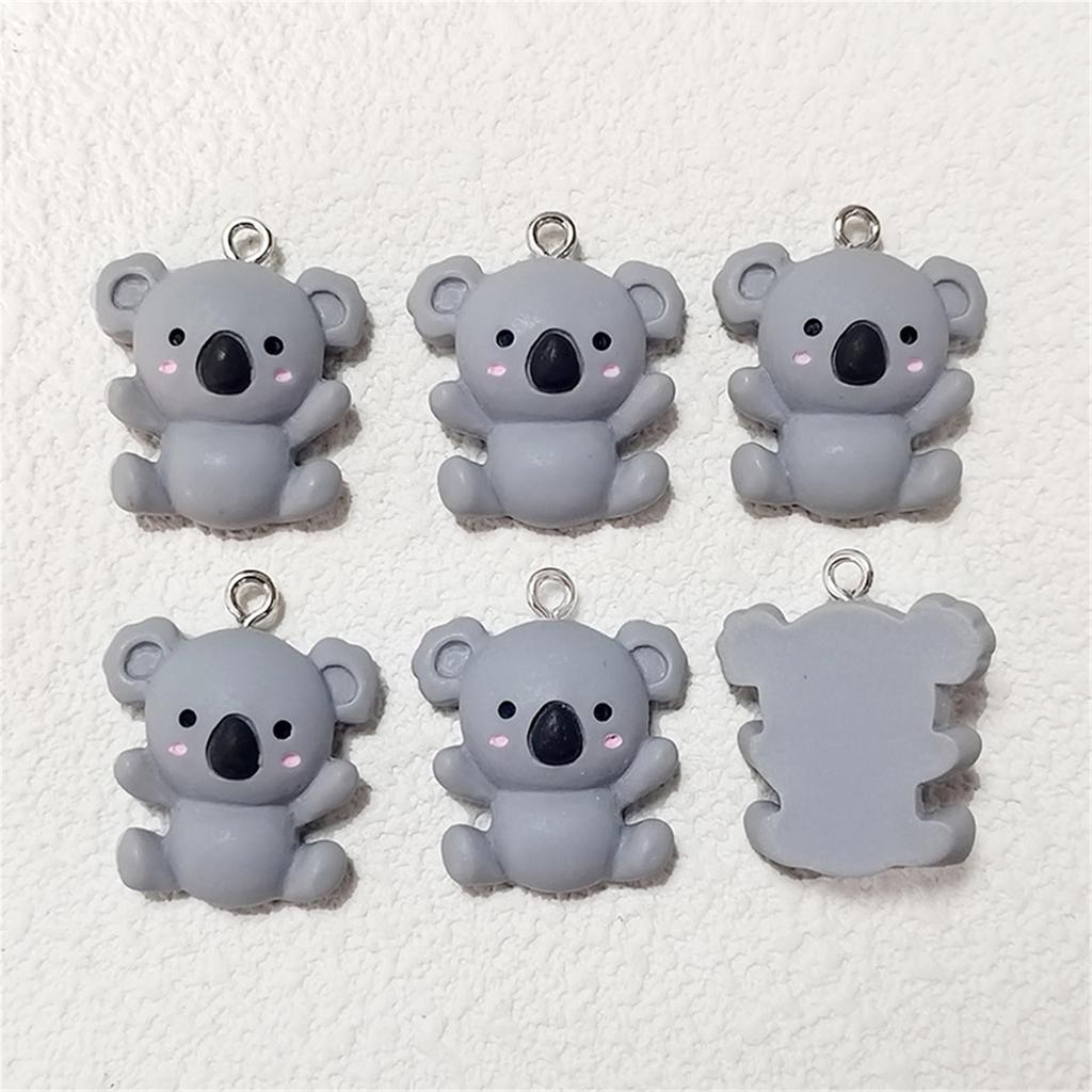 Pack Of 20 Lovely Resin Koala Pendants For DIY Jewelry And Accessories Perfect For Bracelets Earrings And Key Chains