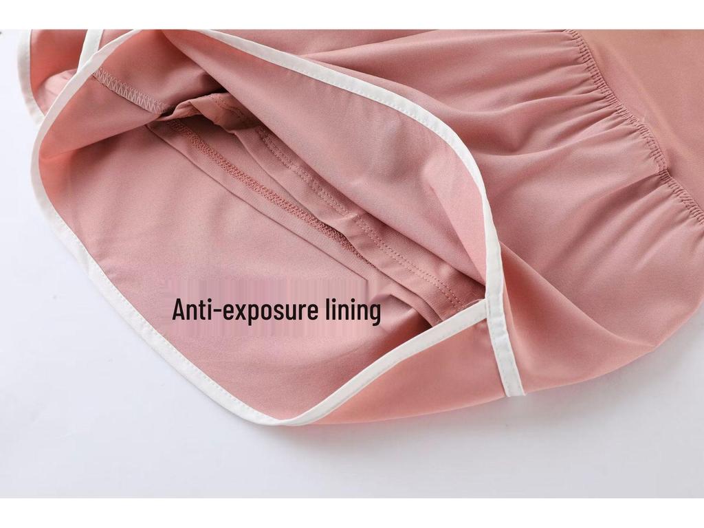 2023 Women's Quick-Dry High-Waist Running Shorts with Phone Pocket and Anti-Exposure Feature