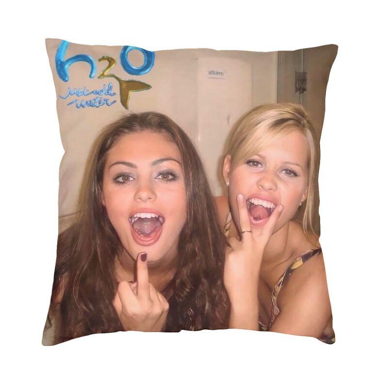 

Custom H2O Just Add Water Throw Pillow Case Decoration 3D Double Side Printed Australian Drama TV Series Cushion Cover for Car 30x30cm 12x12in