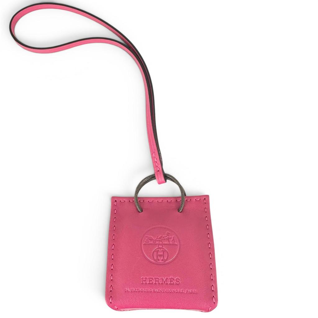 Pristine HERMES charm Sac Orange bag Rose mexico Anyo Miro Women Used